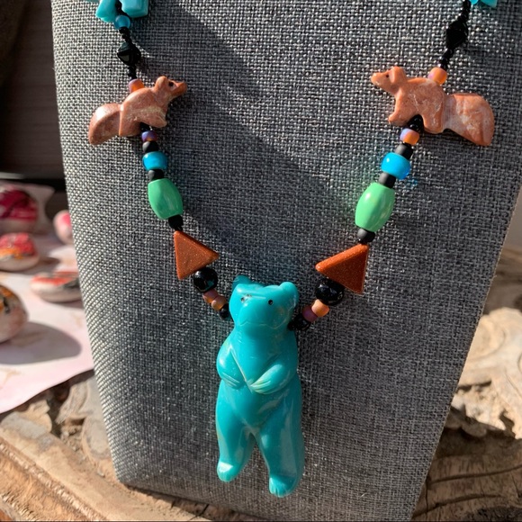 Colorful Animal Fetish Necklace Set - Picture 16 of 16